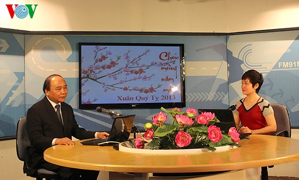 Phó Thủ tướng Nguyễn Xuân Phúc thăm và chúc Tết Đài Tiếng Nói Việt Nam - ảnh 6